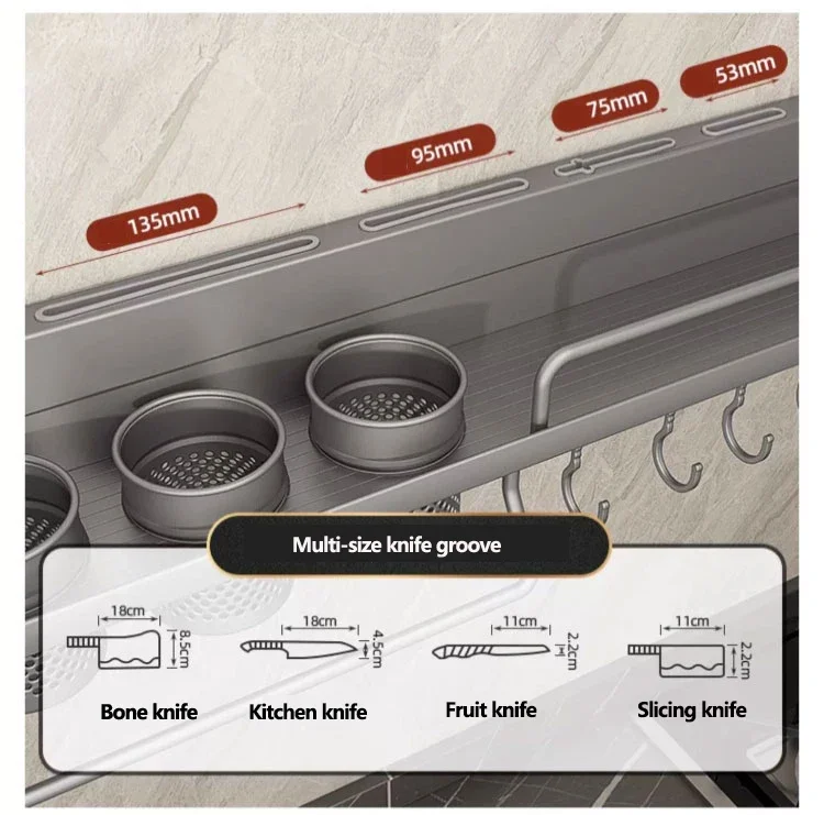 Kitchen Storage Rack Multifunctional Cutting Board Holder