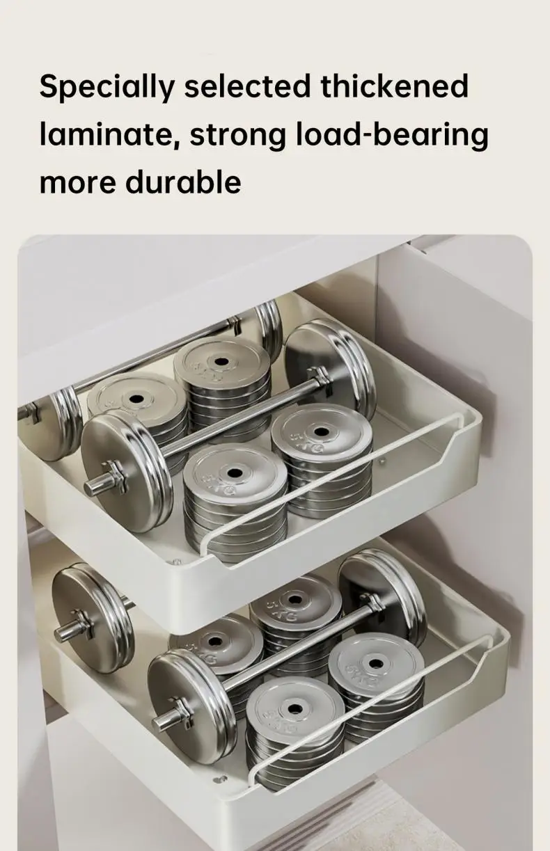 Kitchen Storage metal holder with Slide Rails