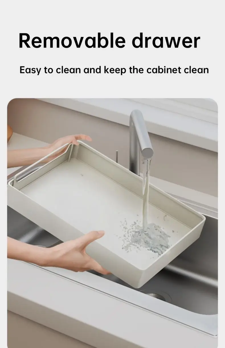 Kitchen Storage metal holder with Slide Rails