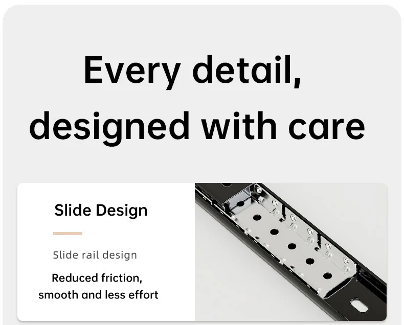 Kitchen Storage metal holder with Slide Rails