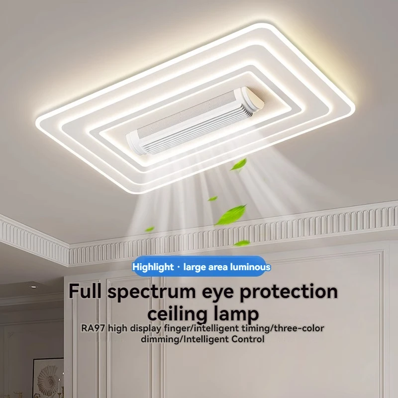 LED Invisible Bladeless Ceiling Fan Chandelier Smart Home Decoration LED Invisible Bladeless Ceiling Fan Chandelier Smart Home Decoration