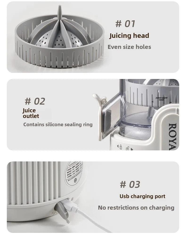 Large-Diameter Orange Juicer