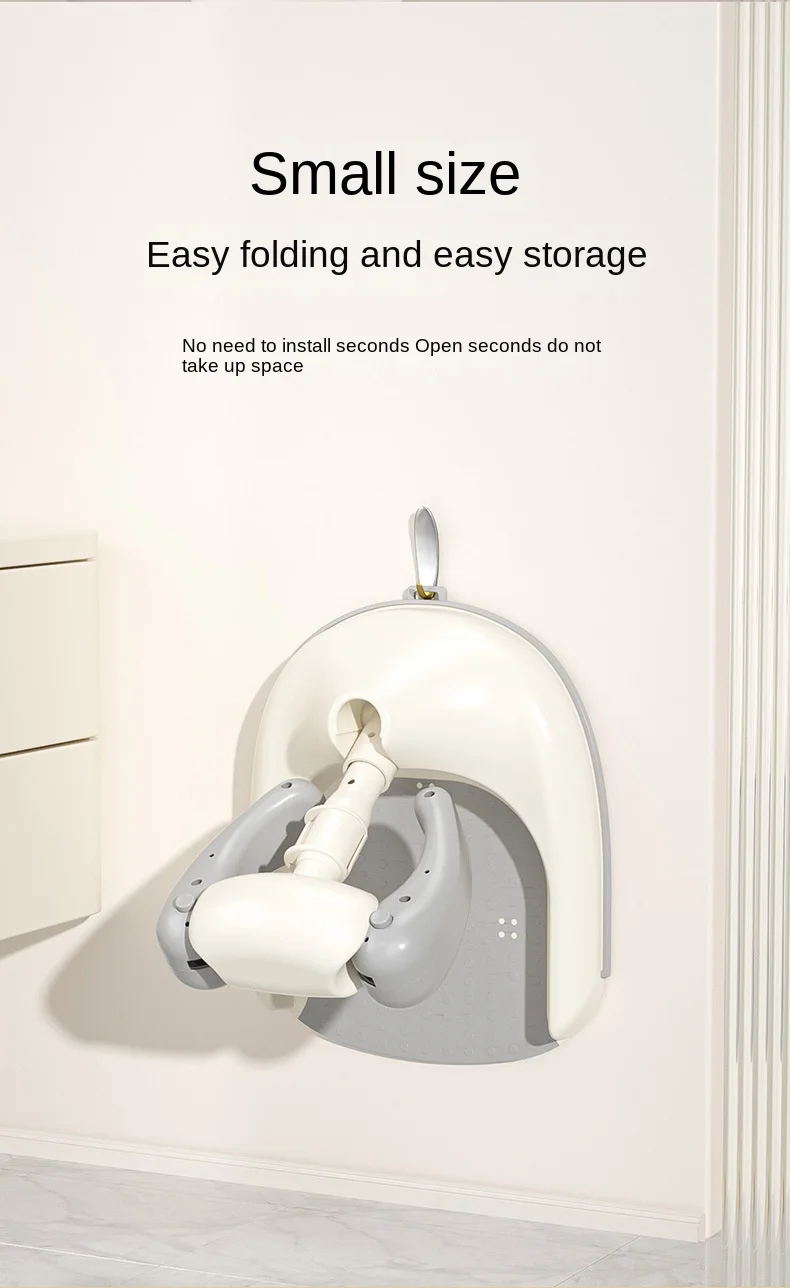 LazyChild Adjustable Foldable Baby Shower Rack for Baby Bath Anti Slip Household Children's Silicone Shower Rack Bathtub