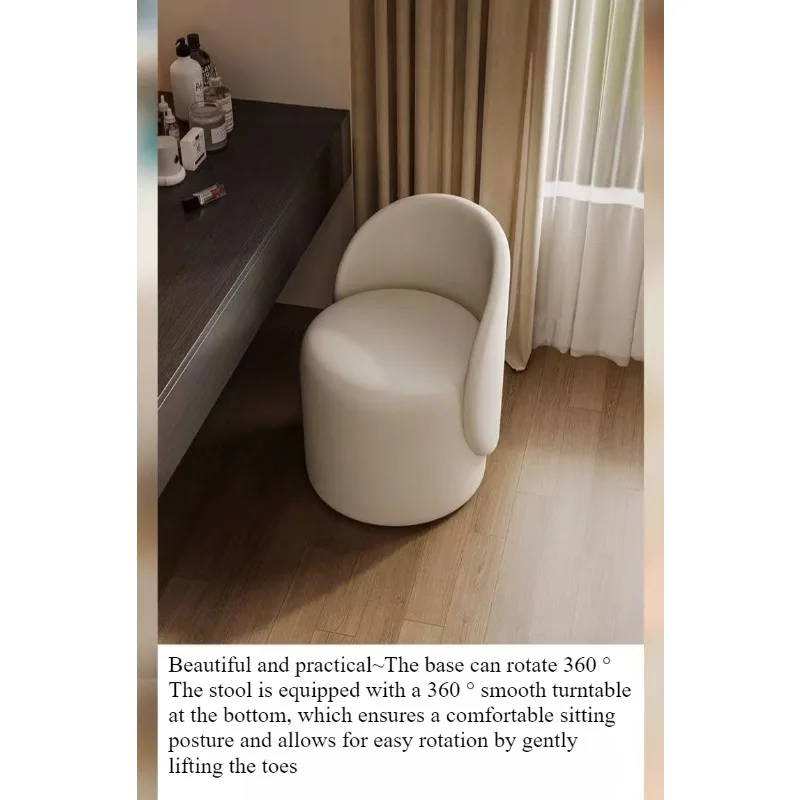 Light luxury Nordic makeup chair bedroom dresser