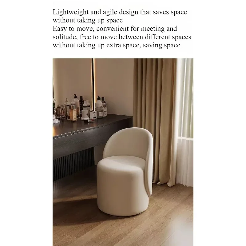 Light luxury Nordic makeup chair bedroom dresser