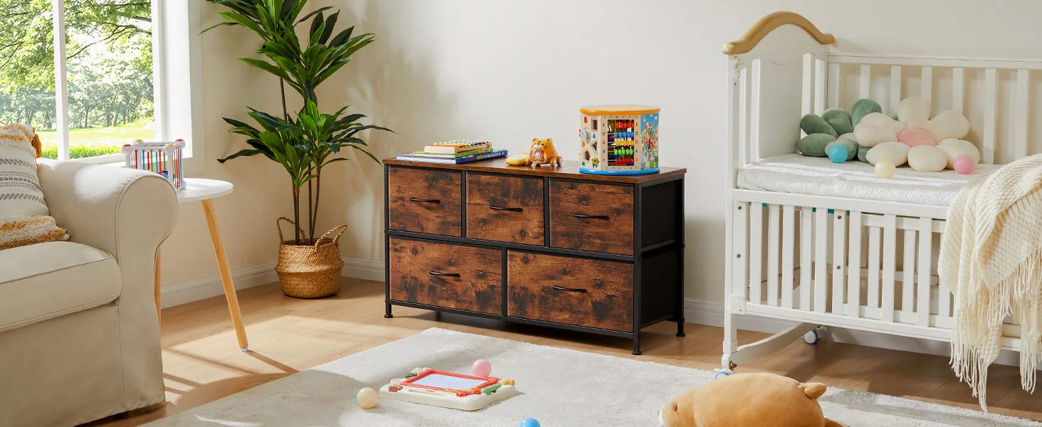 Living Room Display Cabinet Layers With 5 Fabric Drawers Living Room Display Cabinet Layers With 5 Fabric Drawers