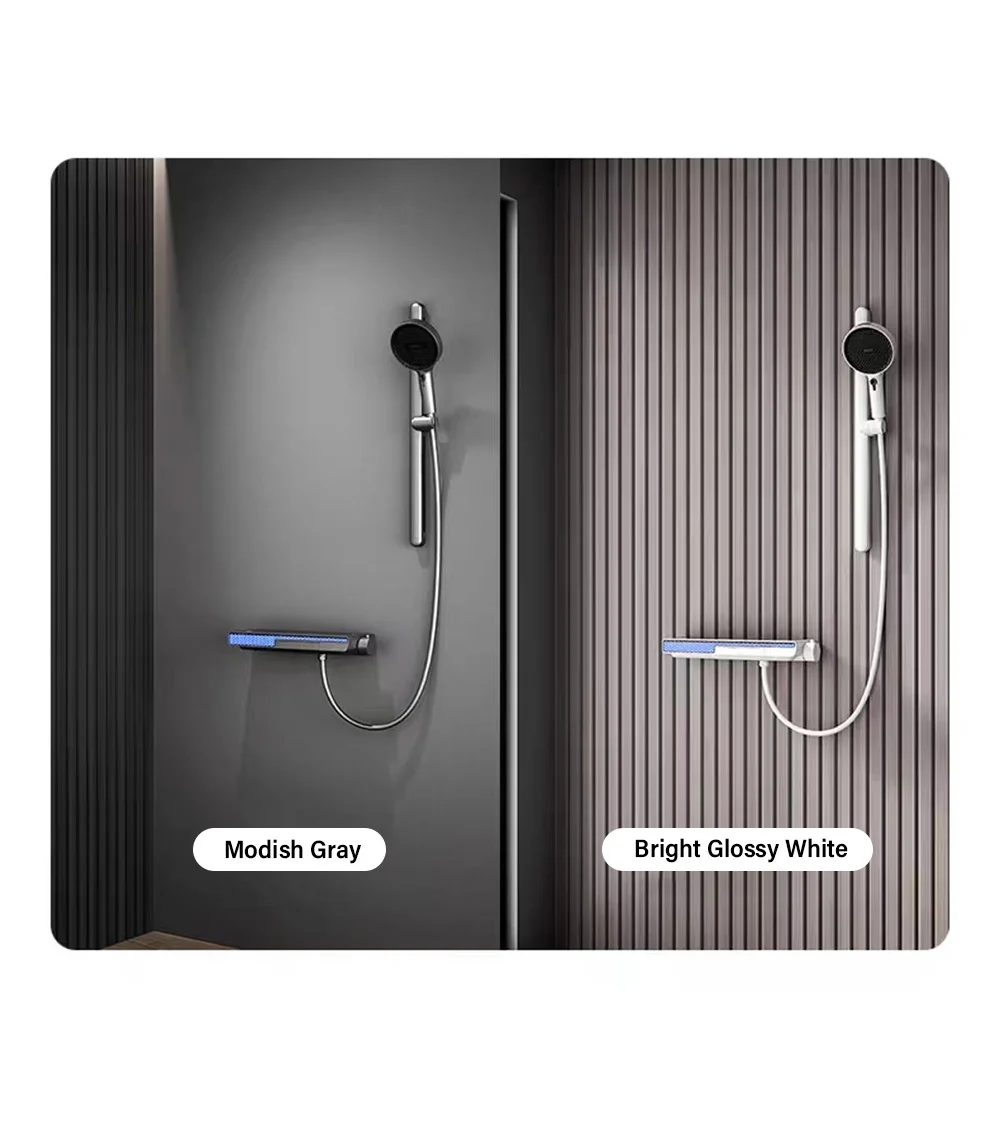 Luxury Spa Jet Shower System LED Display Copper Mixer Smart Bathroom Faucet