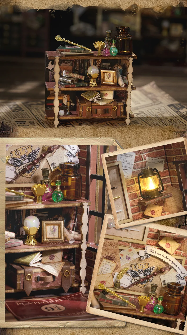 Magic Shop DIY Wooden Dollhouse Miniature Magic Shop DIY Wooden Dollhouse Miniature