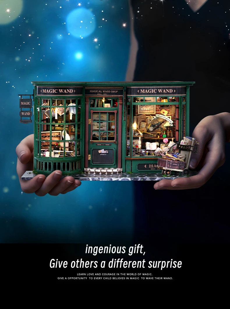 Magic Shop DIY Wooden Dollhouse Miniature Magic Shop DIY Wooden Dollhouse Miniature