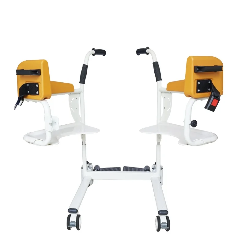 Manual Patient Transfer Chair Lift Wheelchair With Toilet Commode For Elderly Disabled Manual Patient Transfer Chair Lift Wheelchair With Toilet Commode For Elderly Disabled