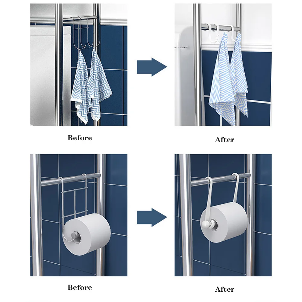 Metal Over Toilet Organizer Rack With Removable Towel Hooks BATHROOM SHELVES Color : white 3 tier|silver 3 tier Metal Over Toilet Organizer Rack With Removable Towel Hooks BATHROOM SHELVES Color : white 3 tier|silver 3 tier