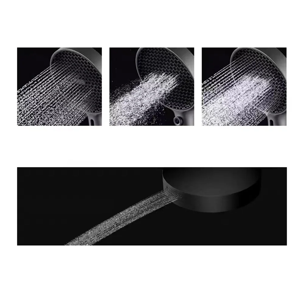 Modern Back Jet Shower System SPA Massage Split Bathroom Faucet Mixer Taps Smart LED Display Bathtub Complete Shower Column Set