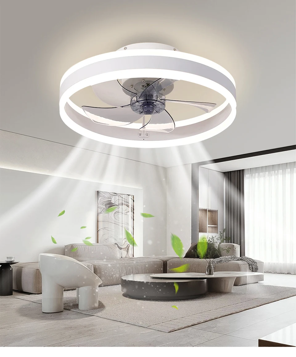 Modern Ceiling Fan With Lighting Silent LED Dimmable Ceiling Fan Modern Ceiling Fan With Lighting Silent LED Dimmable Ceiling Fan
