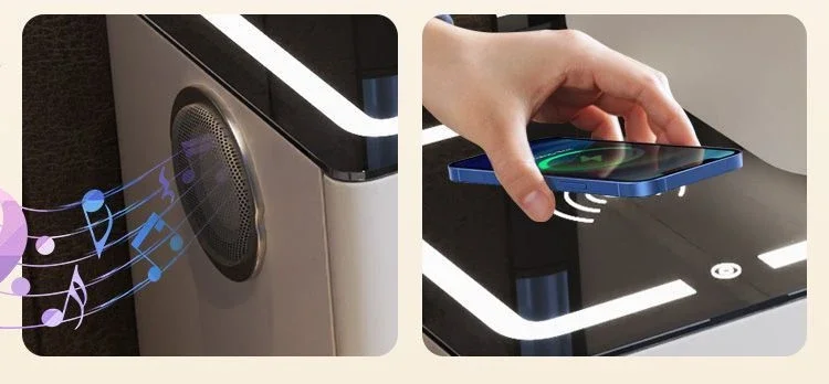 Modern Dressing Table with Smart Wireless Charging