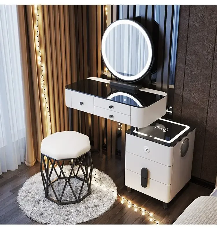 Modern Dressing Table with Smart Wireless Charging