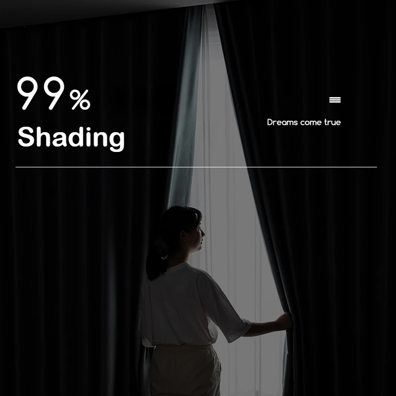 Modern Thermal Insulated Noise Reducing 100% Blackout Curtains LINENS & BEDDING Size : W162cmxH265cm 1PC|W125cmxH250cm 1PC|W118cmxH250cm 1PC|W100cmxH250cm 1PC|W400cmxH250cm 1PC|W315cmxH250cm 1PC|W240cmxH250cm 1PC|W200cmxH250cm 1PC|W80cmxH210cm 1PC|Sample Modern Thermal Insulated Noise Reducing 100% Blackout Curtains LINENS & BEDDING Size : W162cmxH265cm 1PC|W125cmxH250cm 1PC|W118cmxH250cm 1PC|W100cmxH250cm 1PC|W400cmxH250cm 1PC|W315cmxH250cm 1PC|W240cmxH250cm 1PC|W200cmxH250cm 1PC|W80cmxH210cm 1PC|Sample