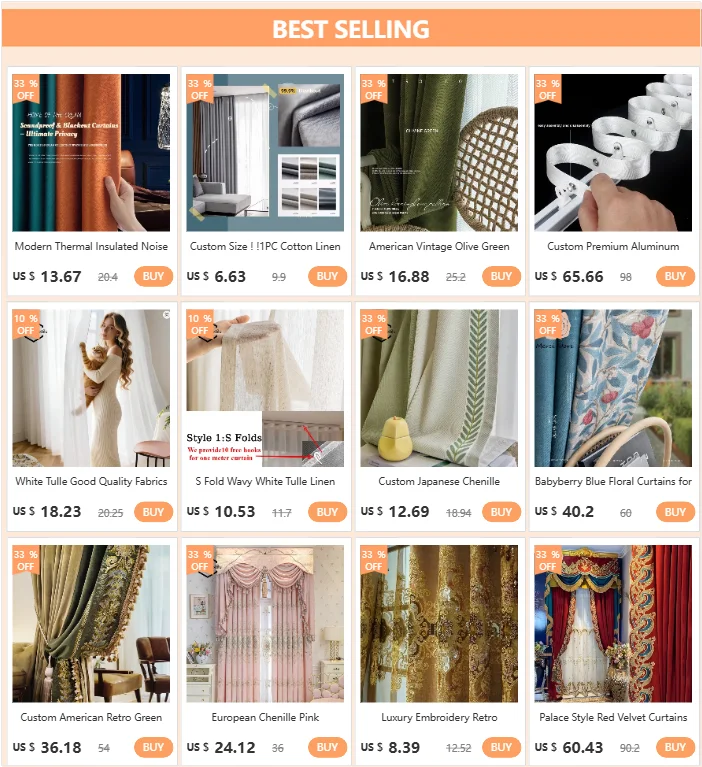 Modern Thermal Insulated Noise Reducing 100% Blackout Curtains