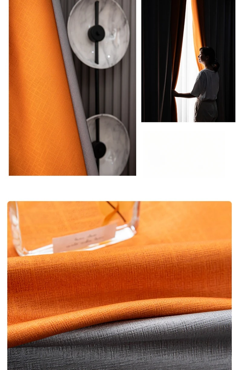 Modern Thermal Insulated Noise Reducing 100% Blackout Curtains Modern Thermal Insulated Noise Reducing 100% Blackout Curtains