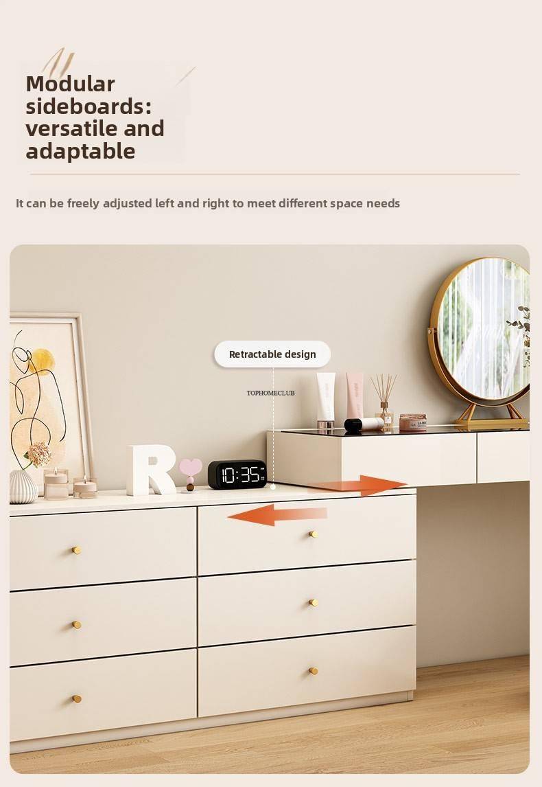 Modern Vanity Desk with LED Lighted Mirror Modern Vanity Desk with LED Lighted Mirror