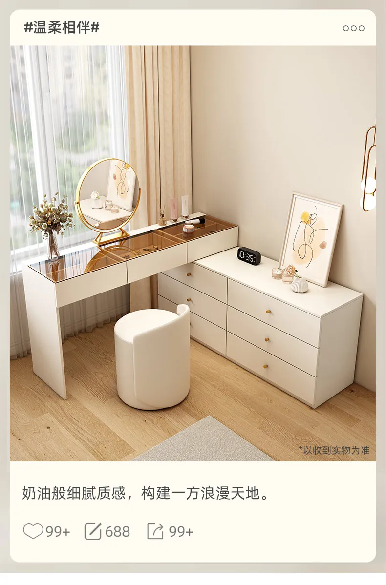 Modern Vanity Desk with LED Lighted Mirror Modern Vanity Desk with LED Lighted Mirror