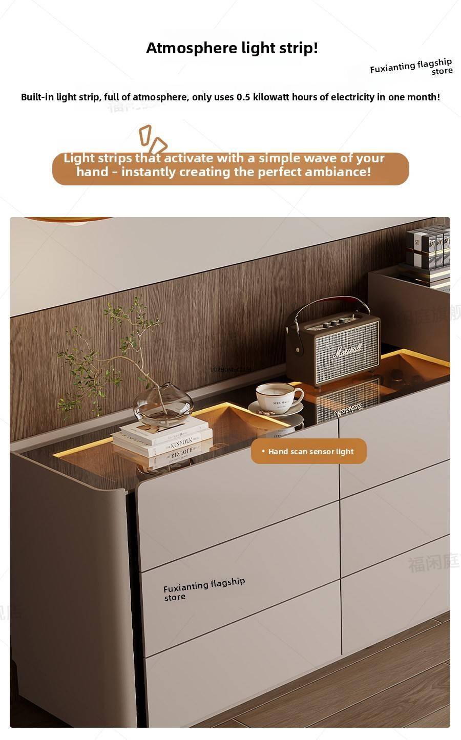 Modern Vanity with Mirror Jewelry Cabinet Stool Makeup Console Chests Vanity