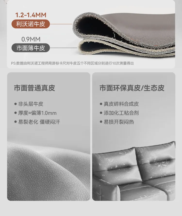 Multi functional genuine leather office chairs