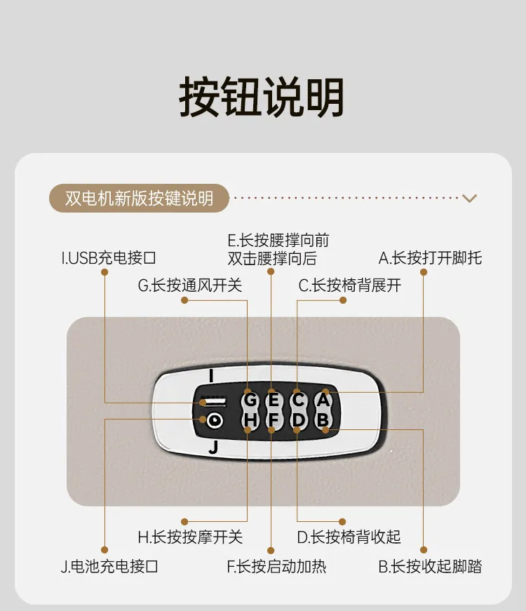 Multi functional genuine leather office chairs