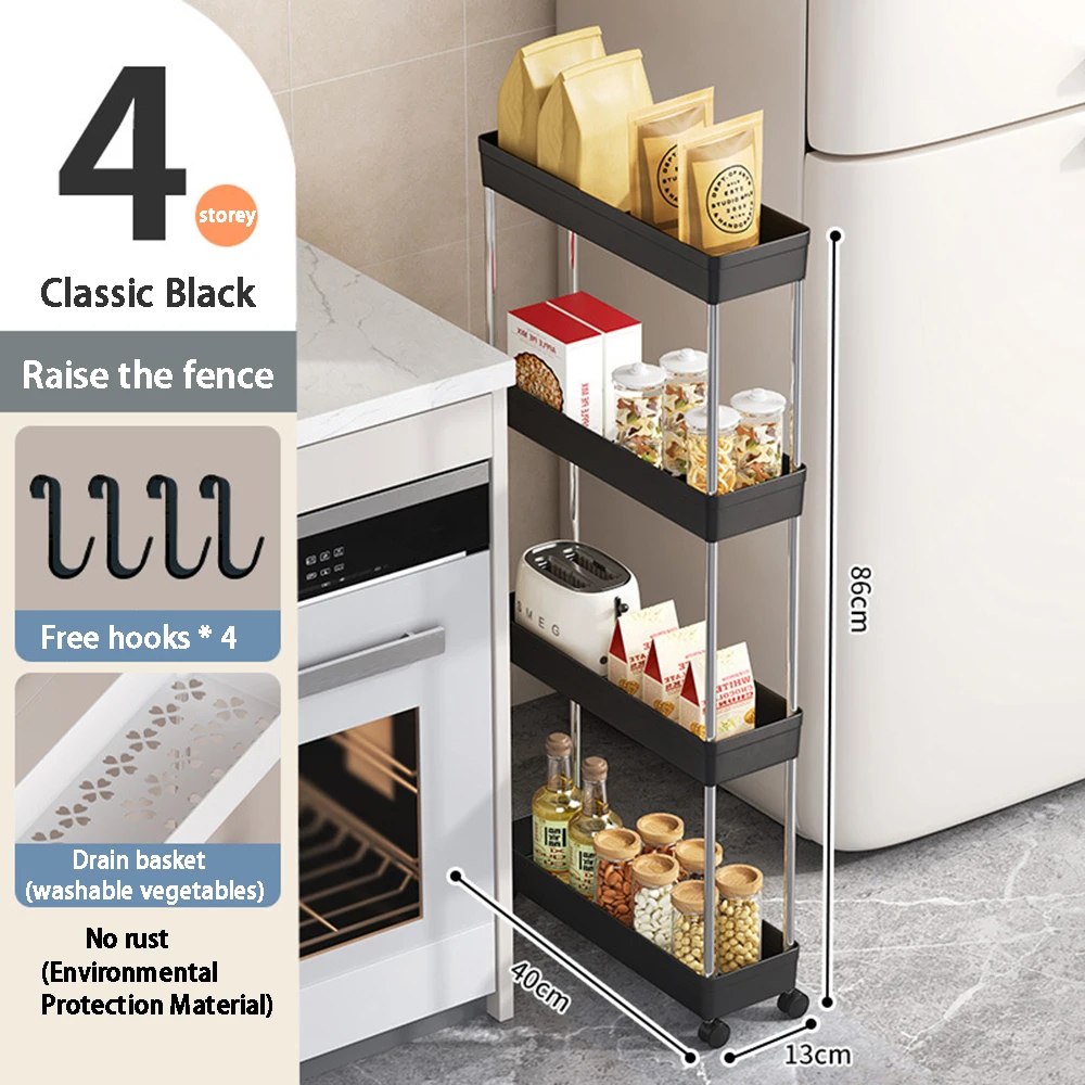 Multi-layer Small Cart Storage Rack