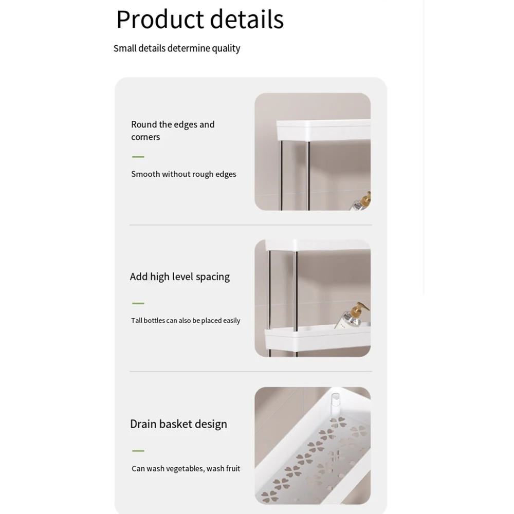 Multi-layer Small Cart Storage Rack