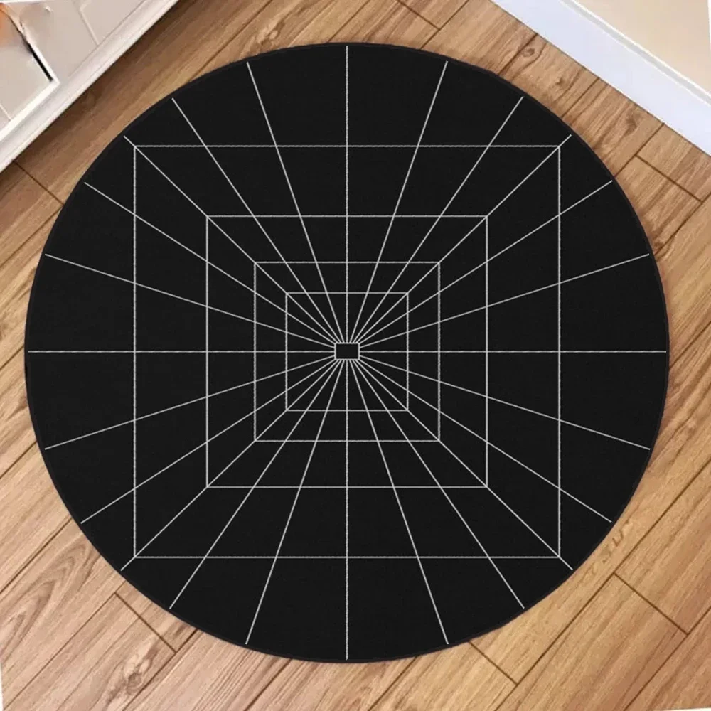 New 3D Visual Illusion Spiral Rug Floor Mats for Bedroom Living Room Decoration New 3D Visual Illusion Spiral Rug Floor Mats for Bedroom Living Room Decoration