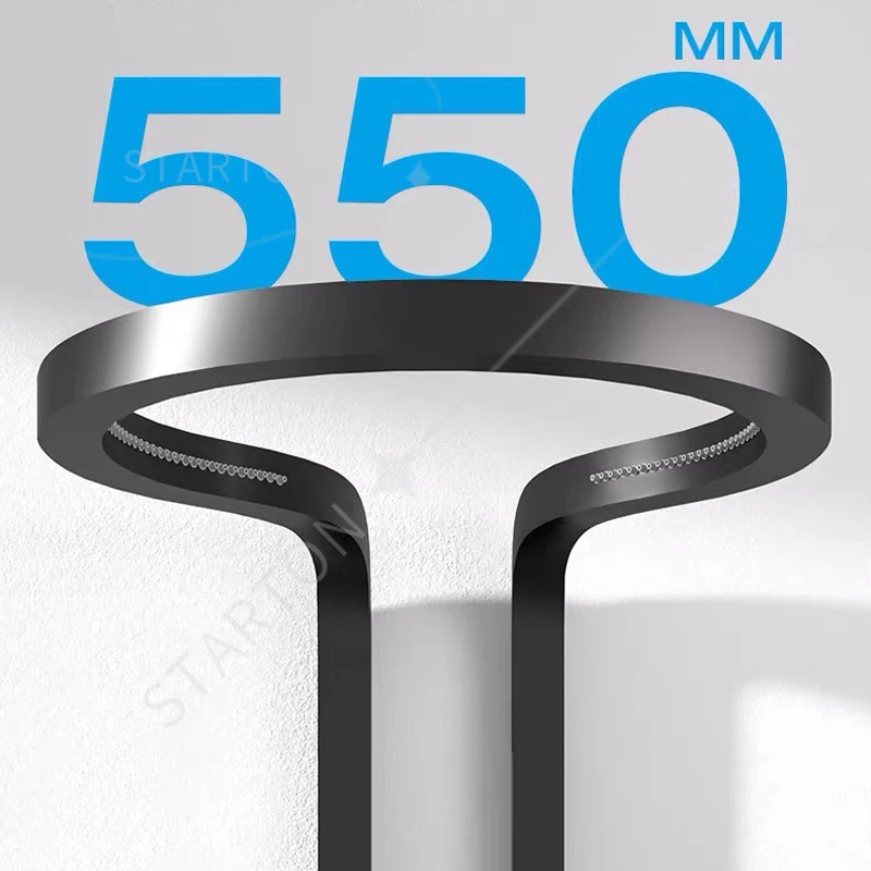 New Black Silver Multifunction Rainfalll Piano Key Hot and Cold Sprinkler Massage Shower Head Sets System Panel