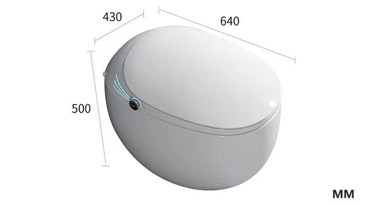 New High End Floor Mounted Automatic Flush Electric Toilet New High End Floor Mounted Automatic Flush Electric Toilet