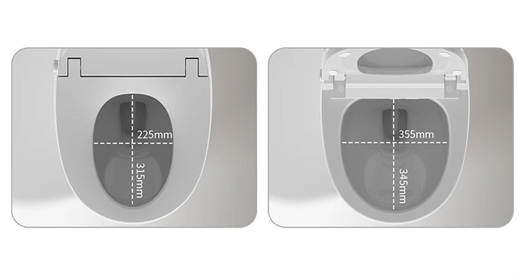 New High End Floor Mounted Automatic Flush Electric Toilet New High End Floor Mounted Automatic Flush Electric Toilet
