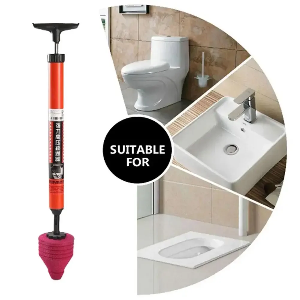 New High Pressure Toilet Unblock One Shot Toilet Pipe Plunger