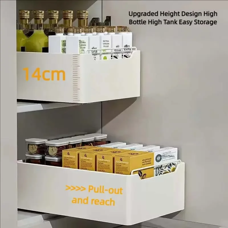 New Kitchen Storage Rack with Slide Rails