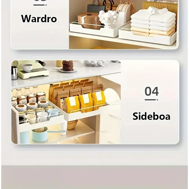 New Kitchen Storage Rack with Slide Rails