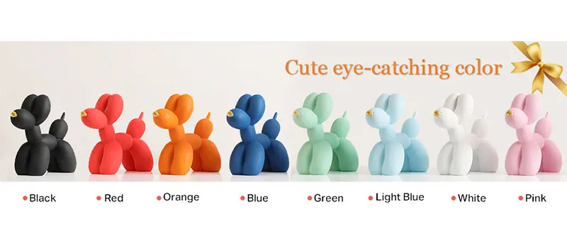 Nordic Balloon Dog Figurines for Interior