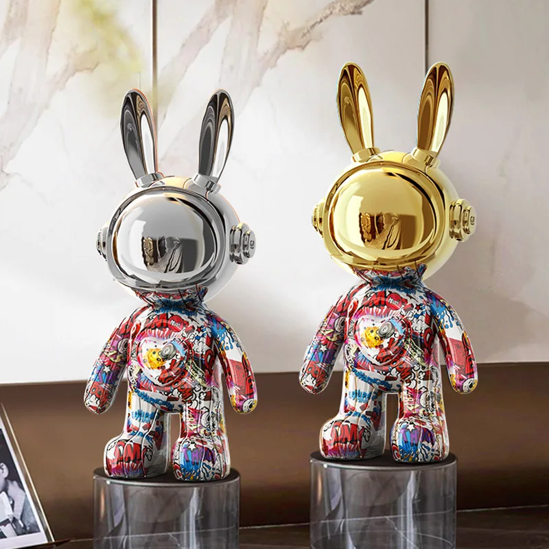 Nordic Cartoon Rabbit Statue FIGURINES & MINIATURES Color : Rabbit gold|Rabbit silver|Rabbit weiduozhimi|Rabbit shiyuyuanfang|Rabbit laiyinhe|Rabbit jiqing gold|Rabbit jiqing silver|Rabbit boerduo|Rabbit xingchendahai|Rabbit gaoduanshisha|Rabbit liang|Rabbit gana|Rabbit masai|Rabbit haolaiwu Nordic Cartoon Rabbit Statue FIGURINES & MINIATURES Color : Rabbit gold|Rabbit silver|Rabbit weiduozhimi|Rabbit shiyuyuanfang|Rabbit laiyinhe|Rabbit jiqing gold|Rabbit jiqing silver|Rabbit boerduo|Rabbit xingchendahai|Rabbit gaoduanshisha|Rabbit liang|Rabbit gana|Rabbit masai|Rabbit haolaiwu