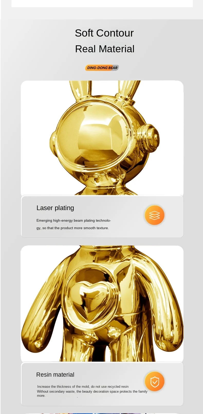 Nordic Cartoon Rabbit Statue