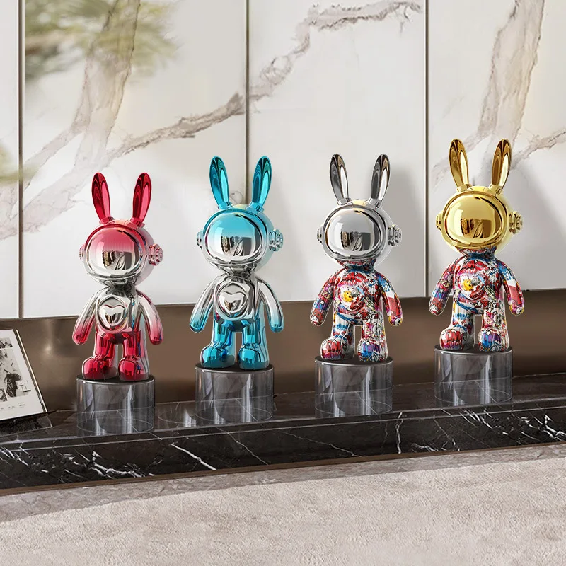 Nordic Cartoon Rabbit Statue FIGURINES & MINIATURES Color : Rabbit gold|Rabbit silver|Rabbit weiduozhimi|Rabbit shiyuyuanfang|Rabbit laiyinhe|Rabbit jiqing gold|Rabbit jiqing silver|Rabbit boerduo|Rabbit xingchendahai|Rabbit gaoduanshisha|Rabbit liang|Rabbit gana|Rabbit masai|Rabbit haolaiwu Nordic Cartoon Rabbit Statue FIGURINES & MINIATURES Color : Rabbit gold|Rabbit silver|Rabbit weiduozhimi|Rabbit shiyuyuanfang|Rabbit laiyinhe|Rabbit jiqing gold|Rabbit jiqing silver|Rabbit boerduo|Rabbit xingchendahai|Rabbit gaoduanshisha|Rabbit liang|Rabbit gana|Rabbit masai|Rabbit haolaiwu
