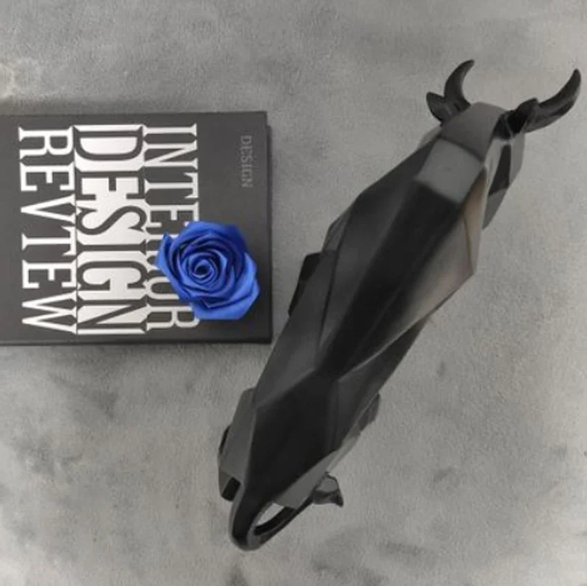 Nordic Modern Simple Resin Bull Ornaments