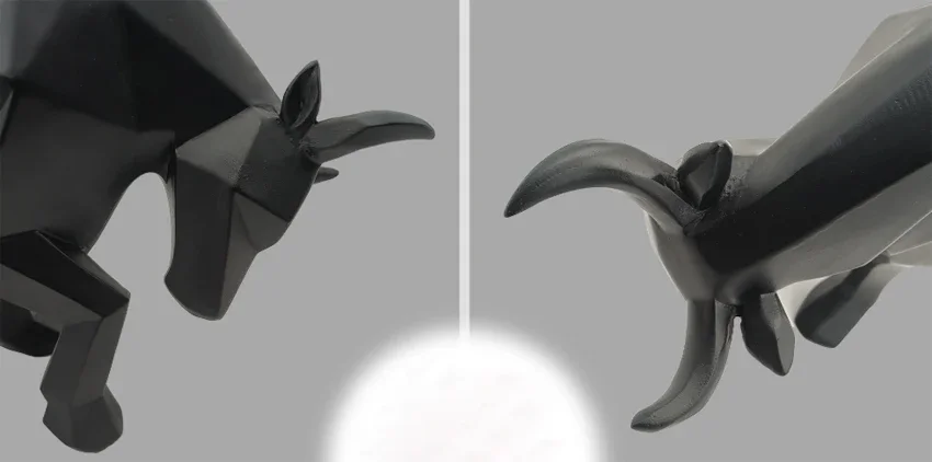 Nordic Modern Simple Resin Bull Ornaments