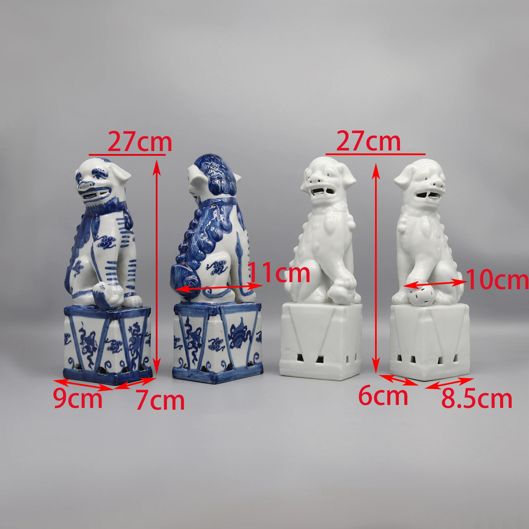 Pair of Foo Dogs Fu Dogs Buddha Dogs Pair of Foo Dogs Fu Dogs Buddha Dogs