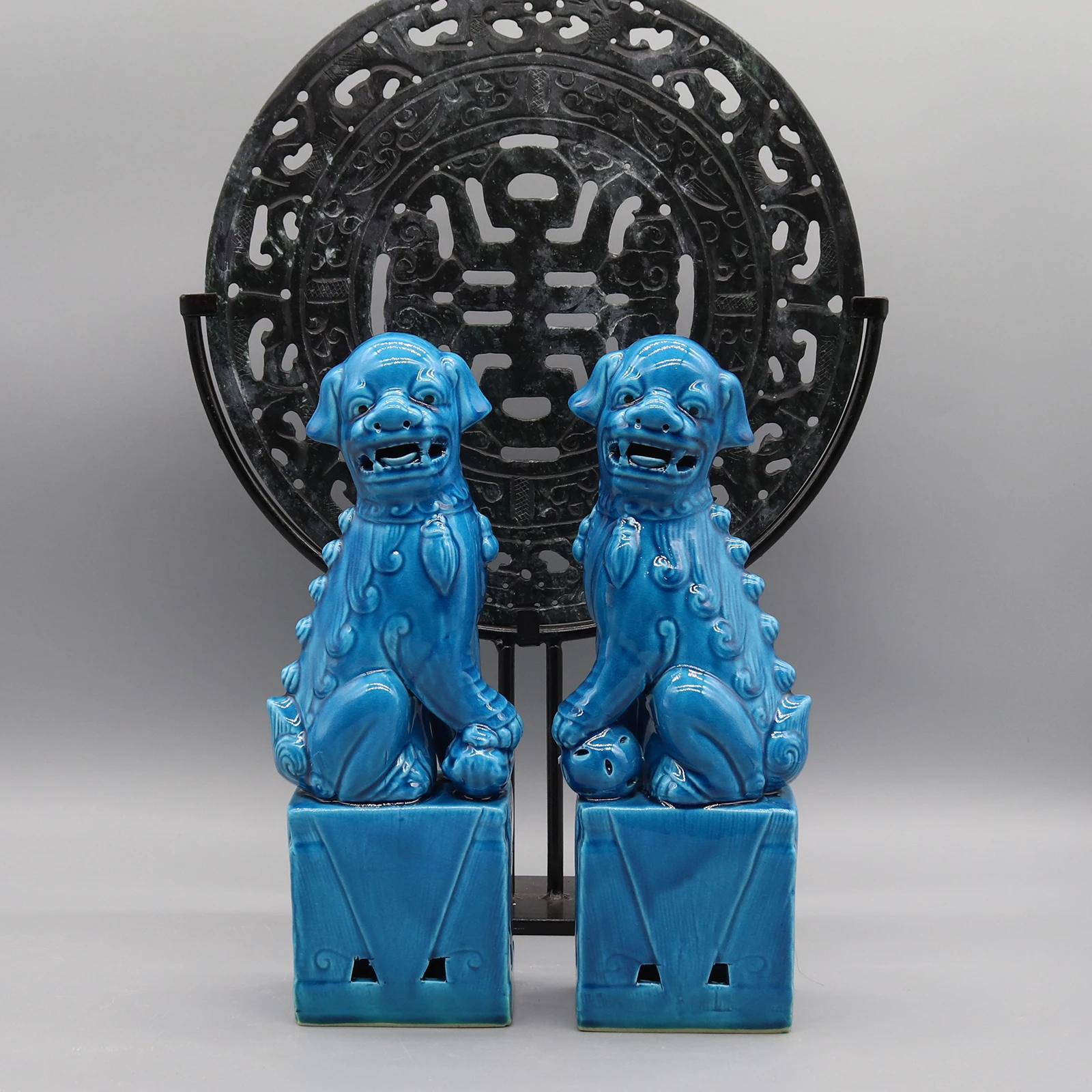 Pair of Foo Dogs Fu Dogs Buddha Dogs Pair of Foo Dogs Fu Dogs Buddha Dogs