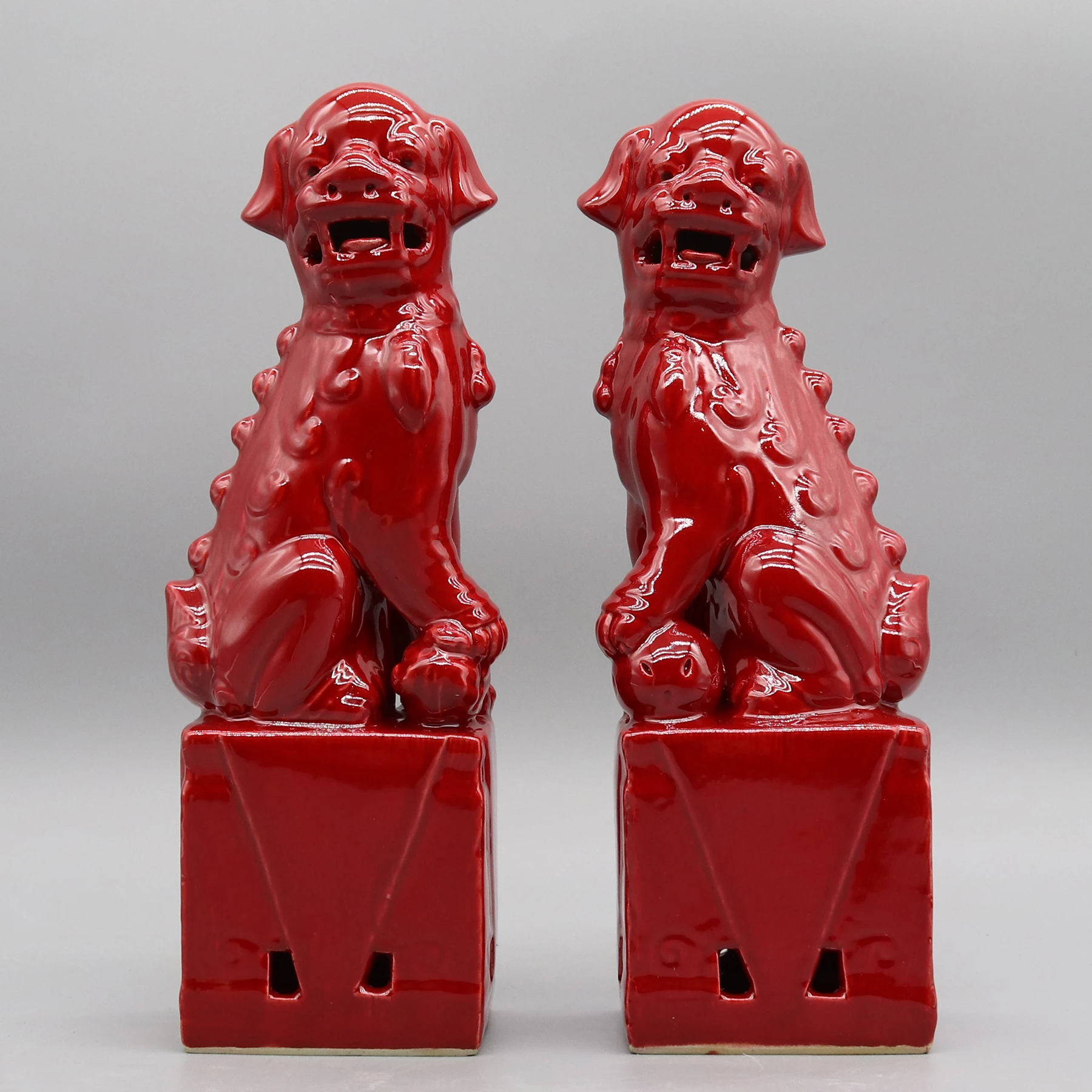 Pair of Foo Dogs Fu Dogs Buddha Dogs Pair of Foo Dogs Fu Dogs Buddha Dogs