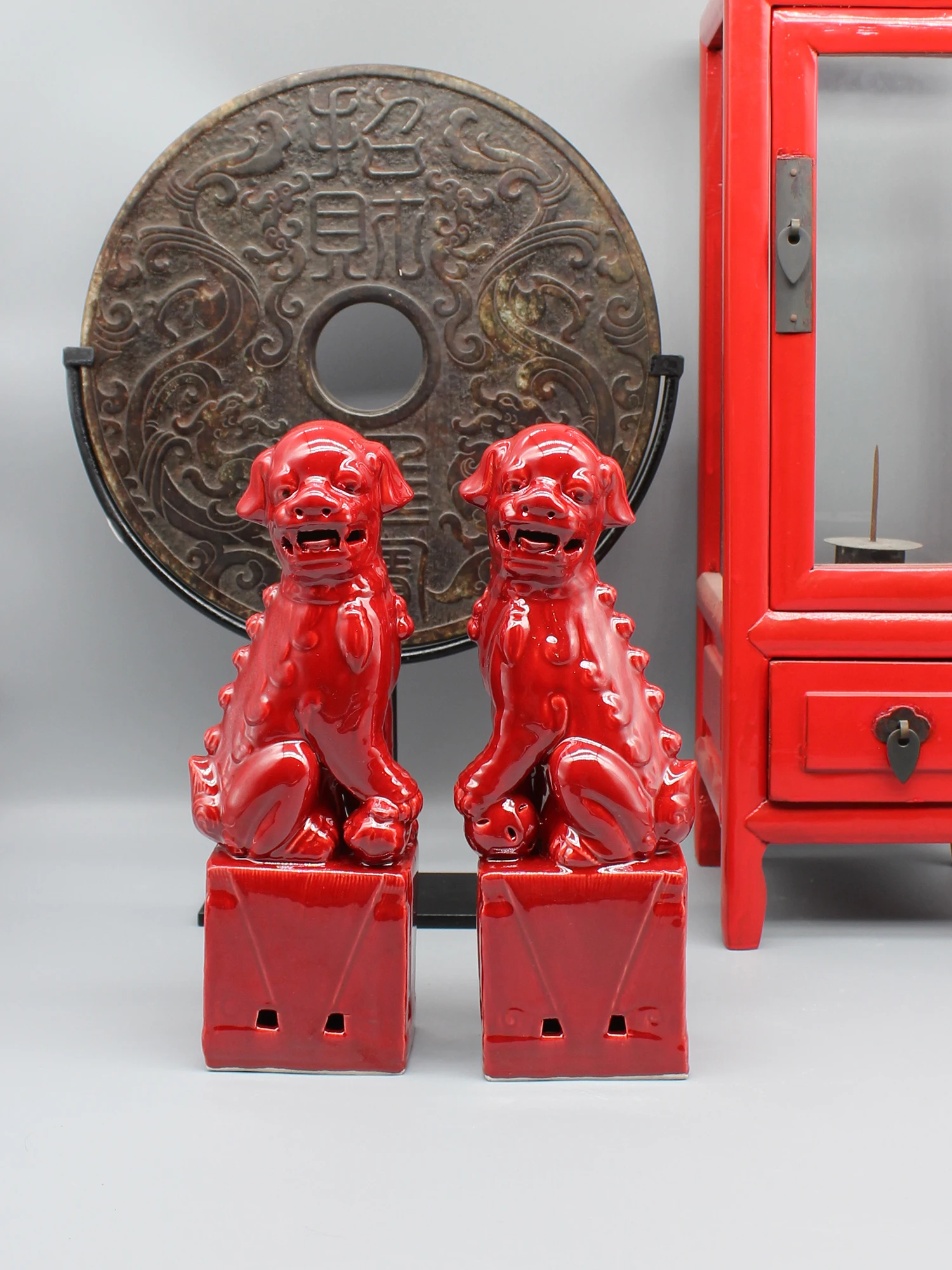 Pair of Foo Dogs Fu Dogs Buddha Dogs Pair of Foo Dogs Fu Dogs Buddha Dogs