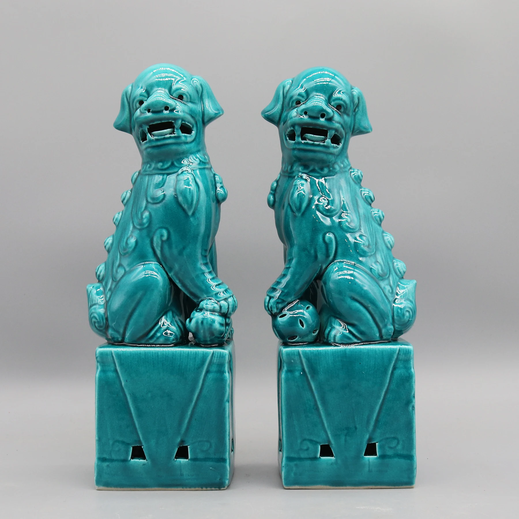 Pair of Foo Dogs Fu Dogs Buddha Dogs Pair of Foo Dogs Fu Dogs Buddha Dogs