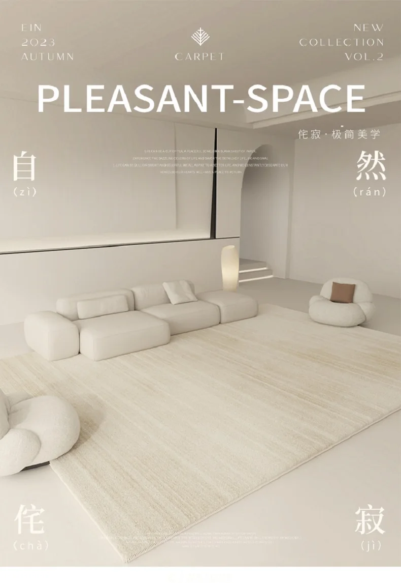 Plush Carpet Modern Thickened Minimalist Rug Fluffy Soft Bedside Mat Plush Carpet Modern Thickened Minimalist Rug Fluffy Soft Bedside Mat