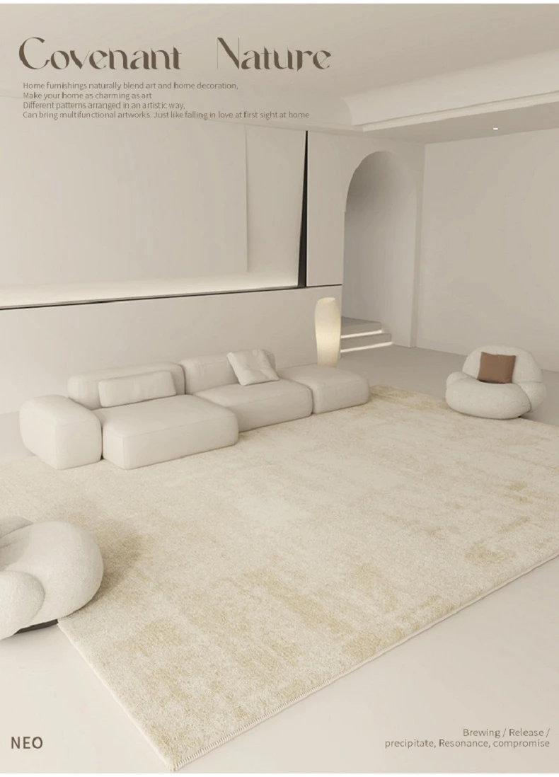 Plush Carpet Modern Thickened Minimalist Rug Fluffy Soft Bedside Mat Plush Carpet Modern Thickened Minimalist Rug Fluffy Soft Bedside Mat