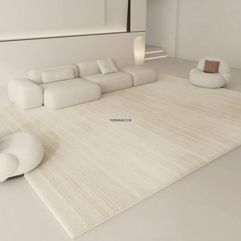 Plush Carpet Modern Thickened Minimalist Rug Fluffy Soft Bedside Mat